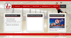 Desktop Screenshot of handball-svw.de